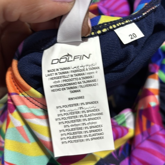 Dolfin Aquashape Tummy control,UV,multi crossback/scoop back,ruched, Las Palmas - Picture 16 of 16